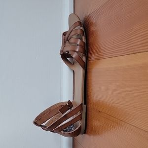 Tan Mix No.6 Vegan Leather Sandals